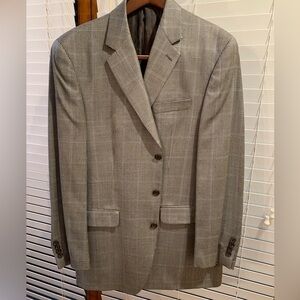 Ralph Lauren Silk, Wool & Cashmere Plaid Sport Coat 41L